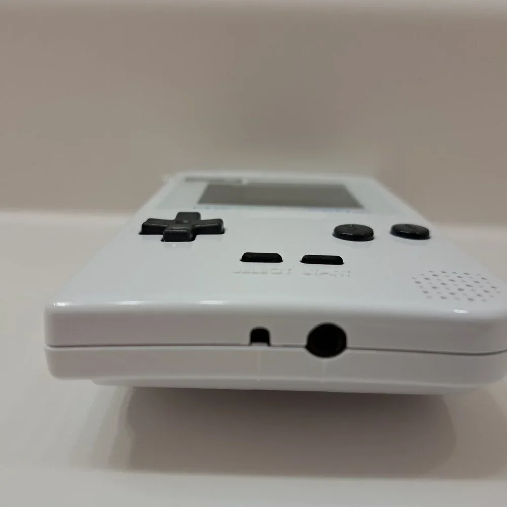 Refurbished Gameboy Light With Upgraded Backlit LCD Screen White